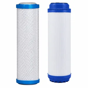 2 Pcs Net and Box Carbon Water Filter Cartridge Set